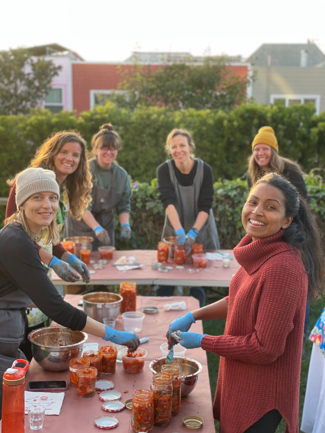 Kimchi Workshop at the Mandoo Club Garden